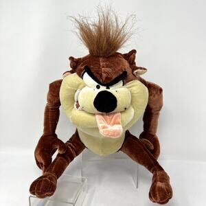 Six Flags Taz Tasmanian Devil Looney Tunes Plush Stuffed Animal Toy Kids Child